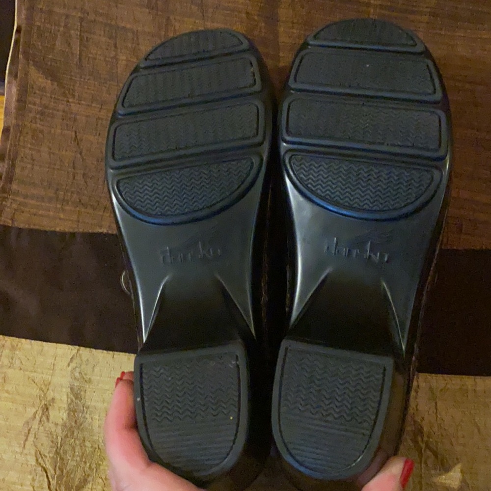 Women’s Dansko Brown Clog With Side Buttons - image 4